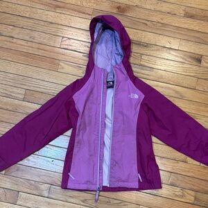 The North Face Kids' Magenta and Lavender Raincoat